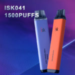 سيجارة إلكترونية يمكن التخلص منها 1500 نفث ISK041 Disposable Vape Puffs