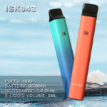 السجائر الإلكترونية التي تستخدم لمرة واحدة 1800 نفخة Puffs Vape Disposable POD ISK043